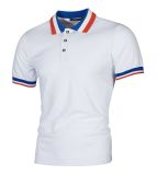 SC Men's Patchwork Lapel Short Sleeve POLO FLZH-ZT55
