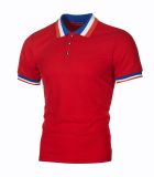 SC Men's Patchwork Lapel Short Sleeve POLO FLZH-ZT55
