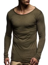 SC Men's Casual Fashion Long Sleeve T-Shirt FLZH-ZT71