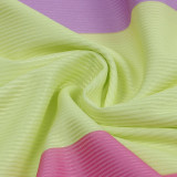 SC Colorful Printed Sleeveless Midi Skirt 2 Piece Sets NY-2395