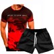 SC Men Fashion Camouflage Short Sleeve T-Shirts Two Piece Shorts Set FLZH-ZT19-ZK70