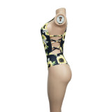 SC Printed Sexy One Piece Swimsuit BY-3380