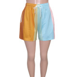 SC Rainbow Color Drawstring Shorts SH-390309