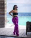 SC Sexy Tube Top And Pants Two Piece Suits ZDF-31201
