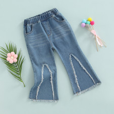 SC Kids Girls Denim Flared Jeans Pants YKTZ-2093