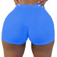 SC Plus Size Solid Fitness Tight Shorts SHD-9819