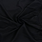 SC Black High Waist Backless Sling Long Dress NY-2430