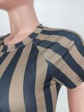 SC Casual Striped Tassel Long Dress YD-8624