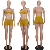 SC Sexy Bra Top And Shorts Two Piece Sets YD-8627