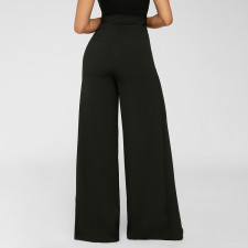 SC Solid High Waist Flared Pants SH-390323