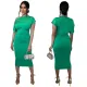 SC Sexy Solid Color Slim Dress YF-K10150