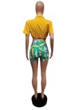 SC Sexy Crop Top+Printed Shorts 2 Piece Sets MEM-88443