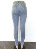 SC Denim Lace-Up Skinny Jeans LA-3315