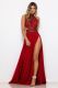 SC Sexy Backless Sleeveless High Split Maxi Evening Dress ZSD-G089