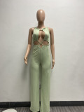 SC Sexy Hollow Out Sleeveless Jumpsuit NYF-8118