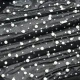 SC Sexy Mesh Beading Spaghetti Strap Night Club Dress SH-390355