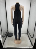 SC Sexy Patchwork Sleeveless Jumpsuit FNN-8684