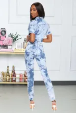 SC Plus Size Denim Denim Jumpsuit LX-7500
