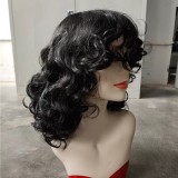 SC Short Bangs Afro Curly Wigs BMJF-K06