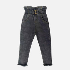 Kids Girls Denim High Waist Jeans Pants YKTZ-250