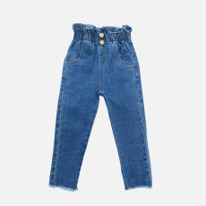 Kids Girls Denim High Waist Jeans Pants YKTZ-250