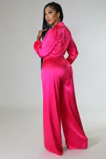 SC Sexy Tie-Up Blouse Top And Pants 2 Piece Sets YD-8642