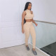 SC Sexy Hollow Slim Tank And Pants 2 Piece Sets XEF-K22S12747