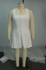 SC Plus Size Sleeveless Mini Dress ME-6045