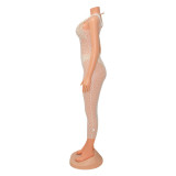 SC Sexy Slant Shoulder Hollow Maxi Dress(Without Bra Panties) GOSD-OS6638