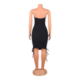 SC Fashion Sexy Smocked Wrap Dress GOSD-OS6206