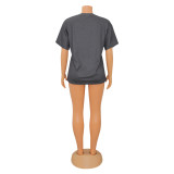 SC Fashion Casual Printed Short Sleeve T-Shirt GOSD-XM1191