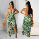 SC Sexy Print Backless Maxi Dress GOSD-OS6055