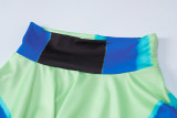 SC Casual Printed Long Sleeve Bodysuit+Pants 2 Piece Sets BLG-269204K