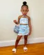 SC Kids Girls Print Short Skirt Set GYMF-YM074
