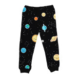 SC Kids Starry Sky Print Long Sleeve Two Piece Pants Set GYMF-YM053