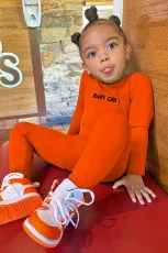 SC Kids Girls Print Long Sleeve Jumpsuits GYMF-YM059