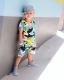 SC Kids Print Short Sleeve Shorts 2 Piece Set GYMF- YM008