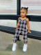 SC Kids Girls Print Sling Jumpsuits GYMF-YM051
