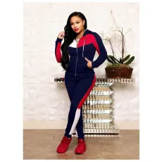 SC Fashion Color Block Sports Two Piece Set ORY-5075-2