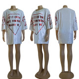SC Fashion Sequin Print Casual Dress CY-0019