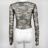 SC Camouflage Long Sleeve Top BLG-770010