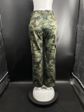 SC Straight-leg Camouflage Cargo Pants GYAF-8789