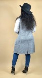 SC Casual Solid Color Cardigan Sleeveless Knitted Vest TR-1234