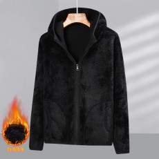 SC Plus Size Polar Fleece Thickened Hooded Coat MAE-M900