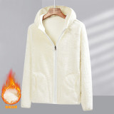 SC Plus Size Polar Fleece Thickened Hooded Coat MAE-M900