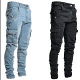 Men's Casual Skinny Side Pocket Pencil Jeans XCFF-L0066