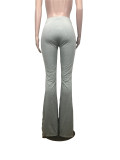 SC Plus Size Sexy Hole Casual Skinny Flared Pants MX-9162