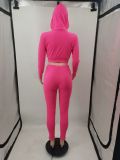 SC Casual Sport Hoodies Pant Two Piece Set XMF-181