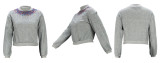 SC Fleece Sequins Fashion Sweatshirt XHSY-19488
