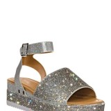 SC Rhinestones Colorful Fashion Thick-soled Sandals TWZX-8803-1